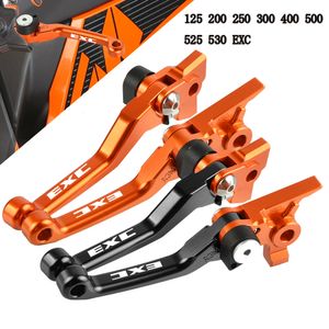 Freins de vélo Motocross CNC Dirt Bike Frein Leviers D'embrayage Pour EXC 125 200 250 300 400 450 500 530 2011 2012 2014 230801