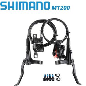 Freins de vélo Shimano MT200 Frein hydraulique VTT Mountain Disc Set BLMT200 BRMT200 Gauche Avant Droite Arrière 231122