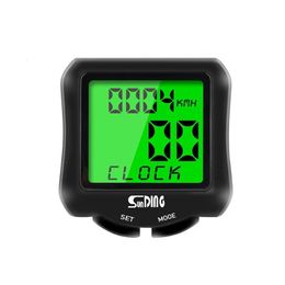 Bike Computers Accessories Tool Computer With LCD Digital Display Waterproof Bicycle Odometer Speedometer Cycling Stopwatch Riding 230815