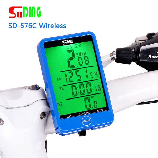 Computadoras de bicicleta Velocína de bicicleta Inalámbrica Odómetro Odómetro 27 Funciones Resistentes a la pantalla táctil resistente al agua LCD Backlight Sunding SD576C 230815