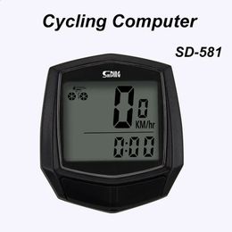 Ordinateurs de vélo Ordinateur filaire Vélo Odomètre Compteur de vitesse Chronomètre étanche Accessoires de cyclisme 231109