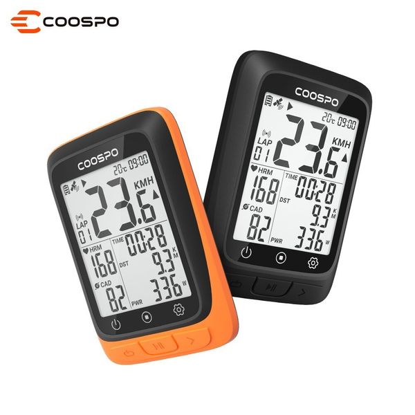 Ordinateurs de vélo Coospo BC107 Bike Computer GPS Wireless Bicycle Odomètre Modèle de vitesse 2,4 pouces Bluetooth5.0 Ant BDS GPS imperméable 230616