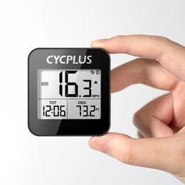 Ordinateurs de vélo CYCPLUS Cyclisme GPS Ordinateur de vélo Accessoires de vélo Compteur de vitesse LED IPX6 Compteur kilométrique étanche Chronomètre sans fil 230918