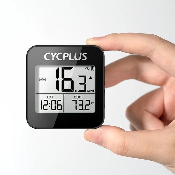 Ordinateurs de vélo CYCPLUS Cyclisme GPS Ordinateur de vélo Accessoires de vélo Compteur de vitesse LED IPX6 Compteur kilométrique étanche Chronomètre sans fil 230928