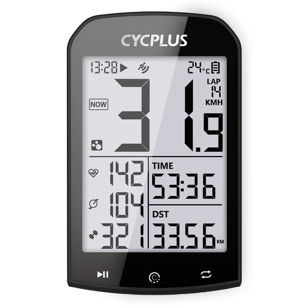 Computadoras para bicicletas CYCPLUS M1 Accesorios GPS Bicicleta Computadora Ciclismo Velocímetro Bluetooth 50 ANT Ciclismo Medidor de velocidad para Garmin Zwift 230823