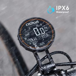 Fietscomputers CYCPLUS M2 GPS Fietscomputer Fietsen Snelheidsmeter Fietsaccessoires Snelheid Kilometerteller Waterdicht Bluetooth ANT voor Racefiets 230928