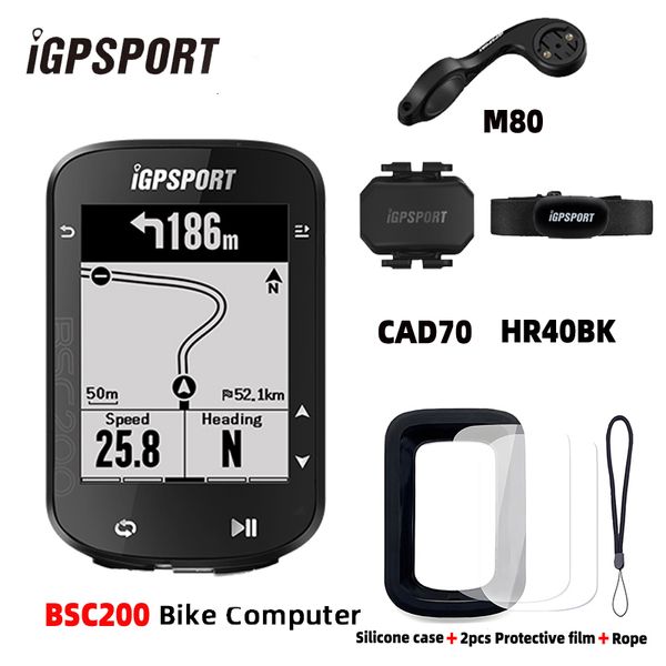 Ordinateurs de vélo IGPSPORT BSC200 mise à niveau de l'ordinateur par igs320 igs50s ordinateur de cyclisme IPX7 ANT GPS 72H durée de vie de la batterie vélo vitesse Cadence Sersor 230919