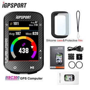 Ordinateurs de vélo IGPSPORT BSC300 BSC 300 vélo GPS ordinateur vélo sans fil compteur de vitesse écran couleur carte Navigation capteurs ANT compteur kilométrique de vélo 230829