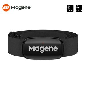 Ordinateurs de vélo Magene H303 Capteur de fréquence cardiaque Bluetooth ANT Mise à niveau H64 HR Moniteur avec sangle de poitrine Double mode Ordinateur Vélo Sports Band Ceinture 230919