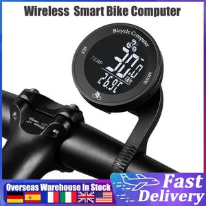 Fietscomputers Draadloze fietscomputer Waterdichte fietskilometerteller Multifunctioneel LCD-scherm Fietsen Snelheidsmeter Mountainbikemeter 230928