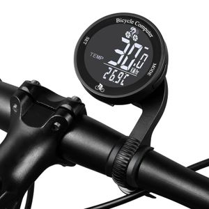 Fietscomputers Draadloze fietscomputer Waterdichte fietskilometerteller Multifunctioneel LCD-scherm Fietsen Snelheidsmeter Mountainbikemeter 231018