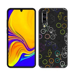 Bike Cycling Art Phone Case pour Samsung A04 A21 A30 A50 A52 S A13 A14 A22 A23 A32 A53 A73 5G A11 A12 A31 A33 A51 A70 A71 A72