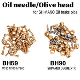 Desviadores de bicicletas 10set para SHIMANO DEORE BH90 BH59 Freno Olivary Head Mountain XT SLX M355 M315 MT200 M6000 M7000 M8000 Aguja de aceite 231010