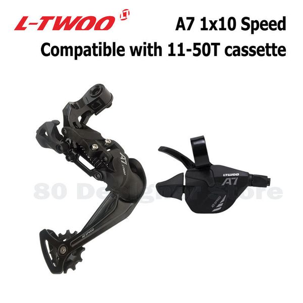 Dérailleurs de vélo LTWOO A7 1x10 Groupset Trigger Shifter LeverRear Derailleur for VTT Bike 10-Speed Cassette Pignons 42T 46T 50T LTWOO Groupset 230621