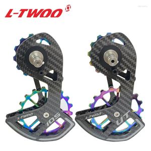 Fietsderailleurs LTWOO UT 105 Fiets Keramische Lagers Koolstofvezel Jockey Katrol Wiel Set Achtergeleider Ultegra / DURA ACE