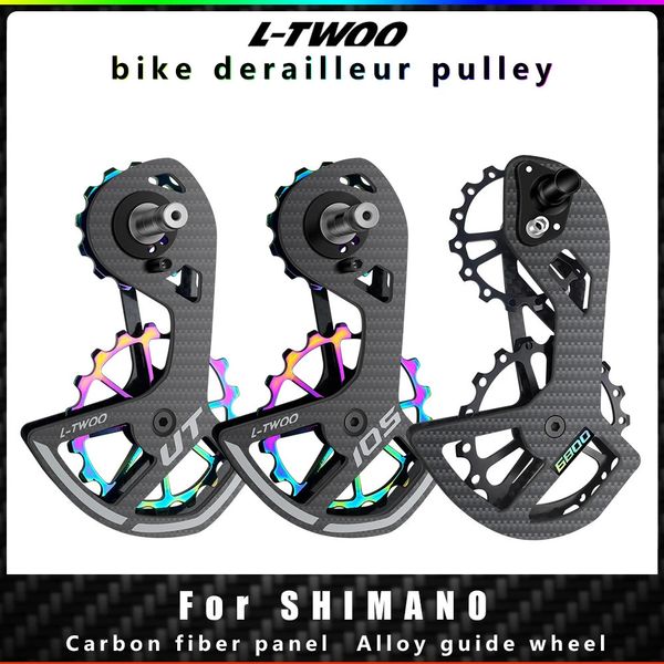 Dérailleurs de vélo LTWOO UT Vélo Céramique Roulement en fibre de carbone Poulie Roue Guide arrière pour 105 Ultegra DURA ACE SRAM 231212