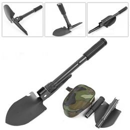 Vélo Dérailleurs Multi fonction Pliant Militaire Pelle Survie Spade Truelle Camping En Plein Air Tactique Jardin Outils 230704