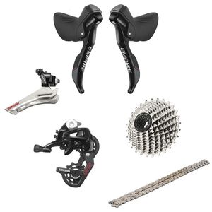 Dérailleurs de vélo SENSAH EMPIRE 6 Kits 2x11 vitesses 22s Groupe de route R L Shifter FD RD Chaînes de cassette en fibre de carbone ou en aluminium 231010