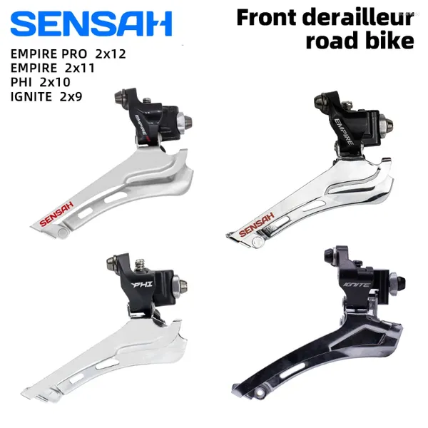 Dérailleurs de vélo SENSAH Front 9 10 11 12 20 22 vitesses EMPIRE PRO PHI GNITE serrage droit pour vélo de route