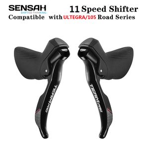 Desviadores de bicicleta SENSAH Road Shifter 2x8 2X9 2X11 Palanca de freno de velocidad para Ultglegra 105 Sora Claris 230530