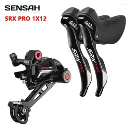 Desviadores de bicicletas SENSAH SRX PRO 1x12 velocidades R/L Shifter 2024 Modelos 12V Gravel-Bikes Cyclo-Cross