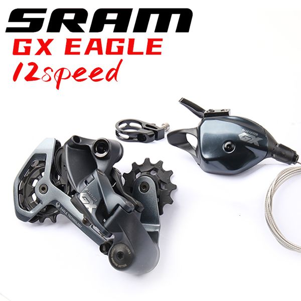 Dérailleurs de vélo SRAM GX EAGLE 1X12S 12 vitesses VTT Vélo Mountain Groupset Kit Shifter Levier Trigger Côté Droit Dérailleur Arrière Noir 230825