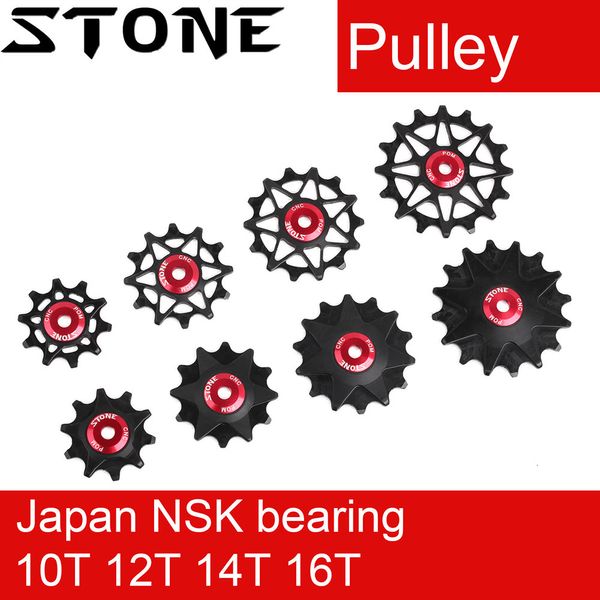 Dérailleurs de vélo Stone Pouly Wheel Gear Guide Roller 10t 12t 14t 16t Bearing Road VTT Vélo Dérailleur arrière pour GX XX1 pour M9000 230621