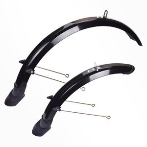 Garde-boue de vélo 16 20 pouces garde-boue de vélo 2 pièces avant arrière garde-boue double renfort taille réglable ailes de vélo pour vélo pliant plastique chromé 230614