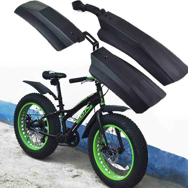 Garde-boue de vélo 2026 pouces, garde-boue avant et arrière pour Fatbike vtt s, cyclisme, pneu large clignotant 230214