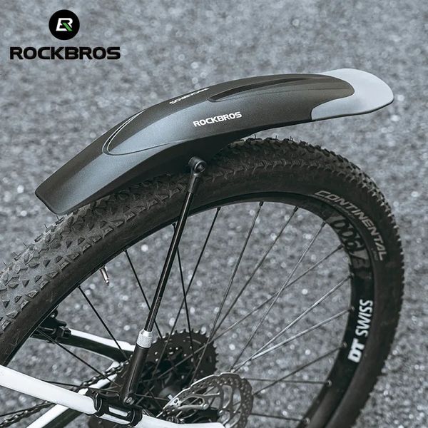 Garde-boue de vélo ROCKBROS Garde-boue de vélo Garde-boue léger réglable à dégagement rapide Protégez les accessoires de vélo de montagne de 26 à 29 pouces 230928