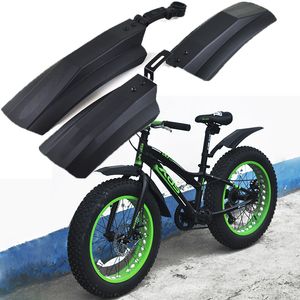 Vélo garde-boue neige vélo garde-boue 20 pouces 26 pouces gros vélo 2 pièces garde-boue avant arrière pour Fatbike VTT vélos cyclisme s 230214