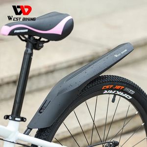 Bicicleta Fender WEST BIKING 22-24 Polegada Paralama Fat Bike Mud Flaps Universal Dianteiro Traseiro Bicicleta Fender Set Ass Saver Gravel Bicycle Acessórios 230928