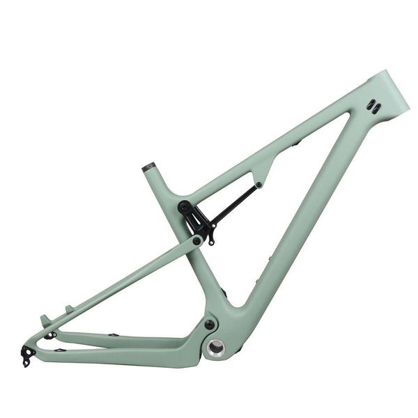 Cadres de vélo 29Er Boost Carbon XC Mountain Cadre FM078 FL Suspension BSA Support inférieur Voyage 100mm Peinture personnalisée Frein à disque Drop Deliv Dhh3I