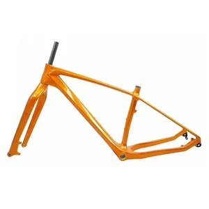 Cuadros de bicicleta CW Carbon Snow Fat Frame Fibra completa 26er BSA120/100 Freno de disco MTB Frameset