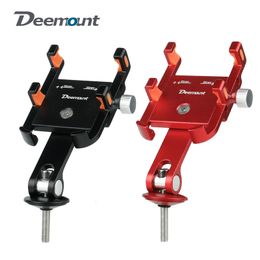 Cadres de vélo Support de téléphone pour casque de vélo Haut Installer Largeur Pitch Rotation Réglable Aluminium Rack Stem Smart Stand W 6 Griffes 230607