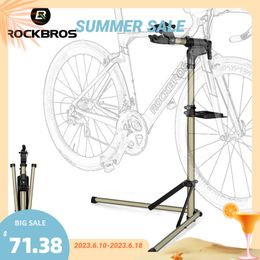 Fiets Frames ROCKBROS Reparatie Stand MTB Road Fiets Onderhoud Rack Met Gereedschapsbak Verstelbare Opvouwbare Opslag Display Werk 230619