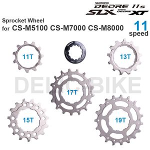 Roues libres de vélo Roues à chaîne SHIMANO SLX DEORE XT Pignon pour CSM5100 CSM7000 CSM8000 11T 13T 15T 17T 18T 19T Bague de verrouillage Pièces d'origine 230614