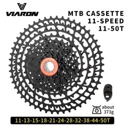 Roues libres pour vélo Roues à chaîne VIARON VTT 10 11 Cassette à 12 vitesses Ultraléger en alliage d'aluminium Support de roue libre pour vélo Pignon T 50T 52T Pièces d'accessoires 230621