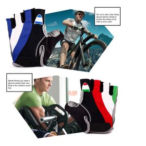 Gants de vélo gants de cyclisme gants de vélo gants de vélo gants pour les hommes gants de demi-doigt absorbant les chocs pour le cyclisme en plein air