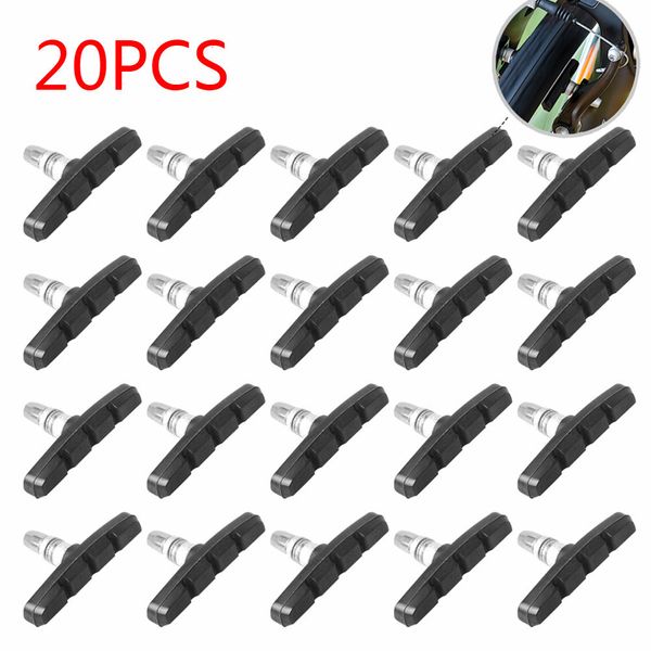 Groupes de vélo 1-20pcs Frein de vélo en caoutchouc durable VTT Plaquette de frein de vélo de montagne Frein de vélo Vélo V-brake Chaussures Pad Éléments de réparation 230621