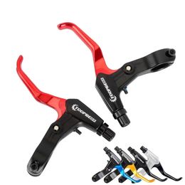 Conjuntos de bicicletas 1 par de alta calidad ultraligero aleación de aluminio bicicleta BMX mango de freno MTB bicicleta de montaña ciclismo palancas de freno VDisc palanca de freno 231023