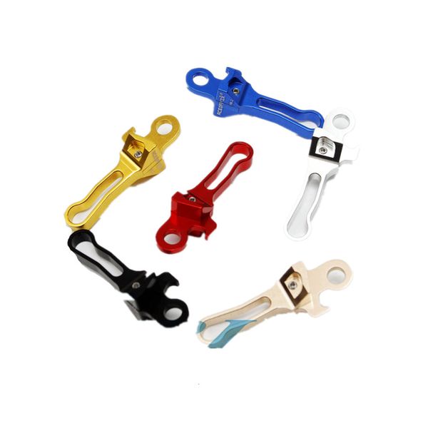 Groupes de vélo 5 couleurs pince de tige de selle de vélo crochet pliant Ti alliage d'aluminium pour partie de tige de selle Brompton 230612