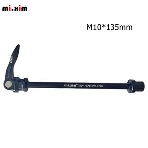 Groupes de vélo essieu à dégagement rapide brochette moyeu de roue avant arrière à travers l'adaptateur en alliage d'aluminium vélo 13510mm accessoires 230612