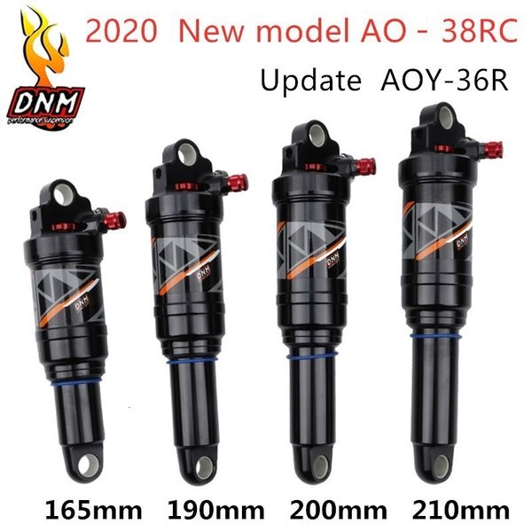 Groupes de vélo DNM AO38RC Mise à jour AOY36 Amortisseur arrière à bobine 165190200210mm Pièces de suspension de vélo Double air avec verrouillage 230612