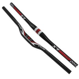 Groupes de vélo le plus léger XRIDE XR guidon de vélo de montagne 3K guidon de vélo en carbone pièces de vélo VTT 31.8 * 600-760mm 231023