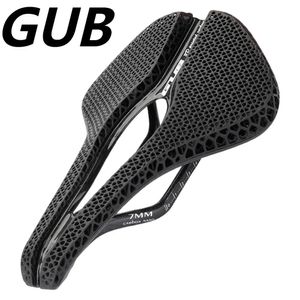 Groupes de vélo GUB Vélo Impression 3D Selle Rails en fibre de carbone Creux Confortable Vélo de route VTT Coussin Absorption des chocs Accessoires de cyclisme 231130