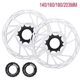 Bike Groupsets IIipro Bicycle Centerlock Rotor Disc Brake Ultraligh holle koeling 140160180 mm middenslot met ring 230329