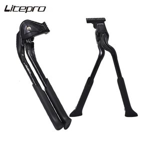 Fiets Groepsets JKLitepro Litepro Fiets 20 28 Inch Dubbele Kickstand Aluminium Voetsteun Verstelbaar Center Side 230612