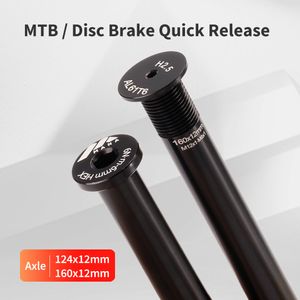 Grupos de bicicletas MANA Highway MTB Road Disc Brake Skewer Thru Axle Piezas de bicicleta de liberación rápida Solo 88g Superlight Alloy 7075 Material MAQR08 230612