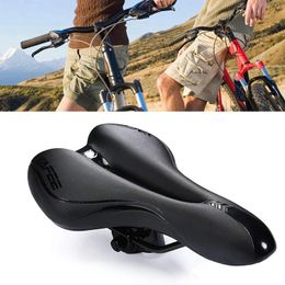 Fietsgroepsets MTB Racefietszadel Zacht Fietszadel Ergonomisch Schokschuim Gewatteerd PU-leer Textuur Stalen rail Fietsen Accessoires 231130